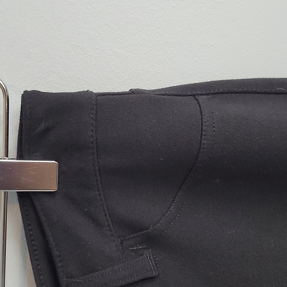 JAG Lara Soft Black Knit Ponte Md Rise Skinny Pants Size 4 - Picture 4 of 12